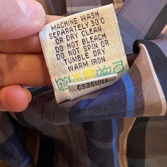 Bugatchi Dress Shirt Mens Size 2XL Brown Plaid Classic Fit Button Up Long Sleeve - Picture 8 of 11